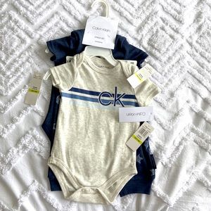 Calvin Klein 3 piece set 3- 6 months